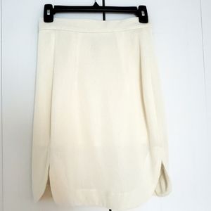 Vintage Cream Pencil Skirt XS